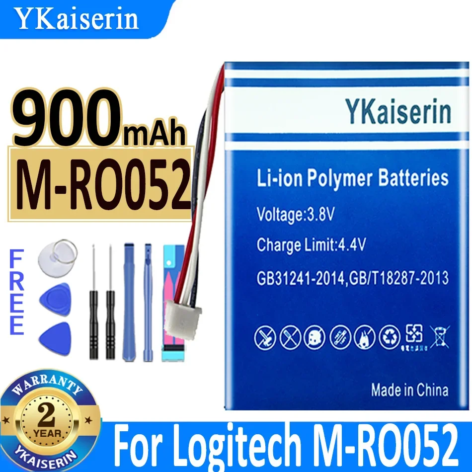 

900mAh YKaiserin Battery for Logitech M-RO052, MX Anywhere 2, MX Master, MX Master2, MX Master 2s, MX Master 3 MX Master3