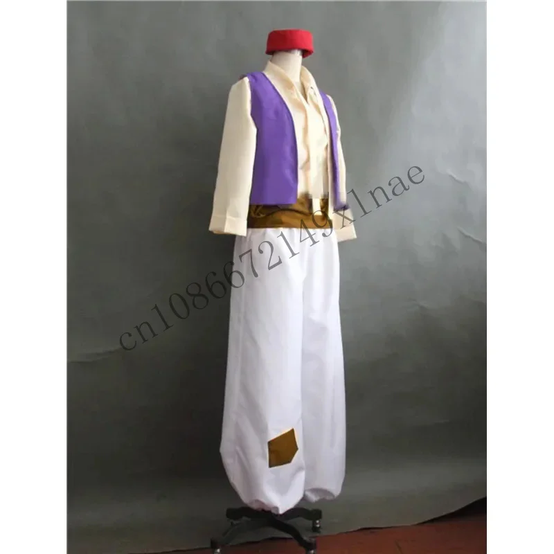 Anime Aladdin Halloween Adult Men Cosplay Costume Prince For Costumes Full Set Xs-3Xl CMMN13