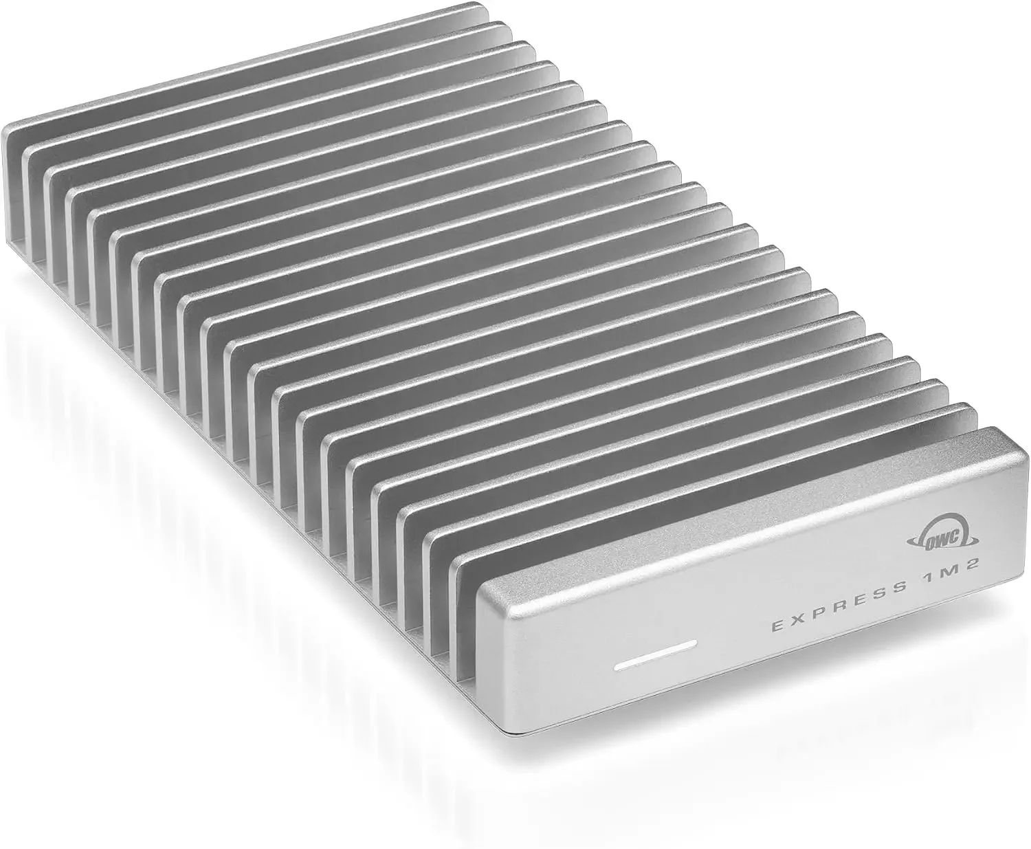 OWC Express 1M2 2TB USB4 40Gb/s Portable NVMe SSD Storage Solution | Up To 3151MB/s - Bus-Powered - USB4/Thunderbolt/USB-C Compatible - Solid Aluminum Protects/Cools