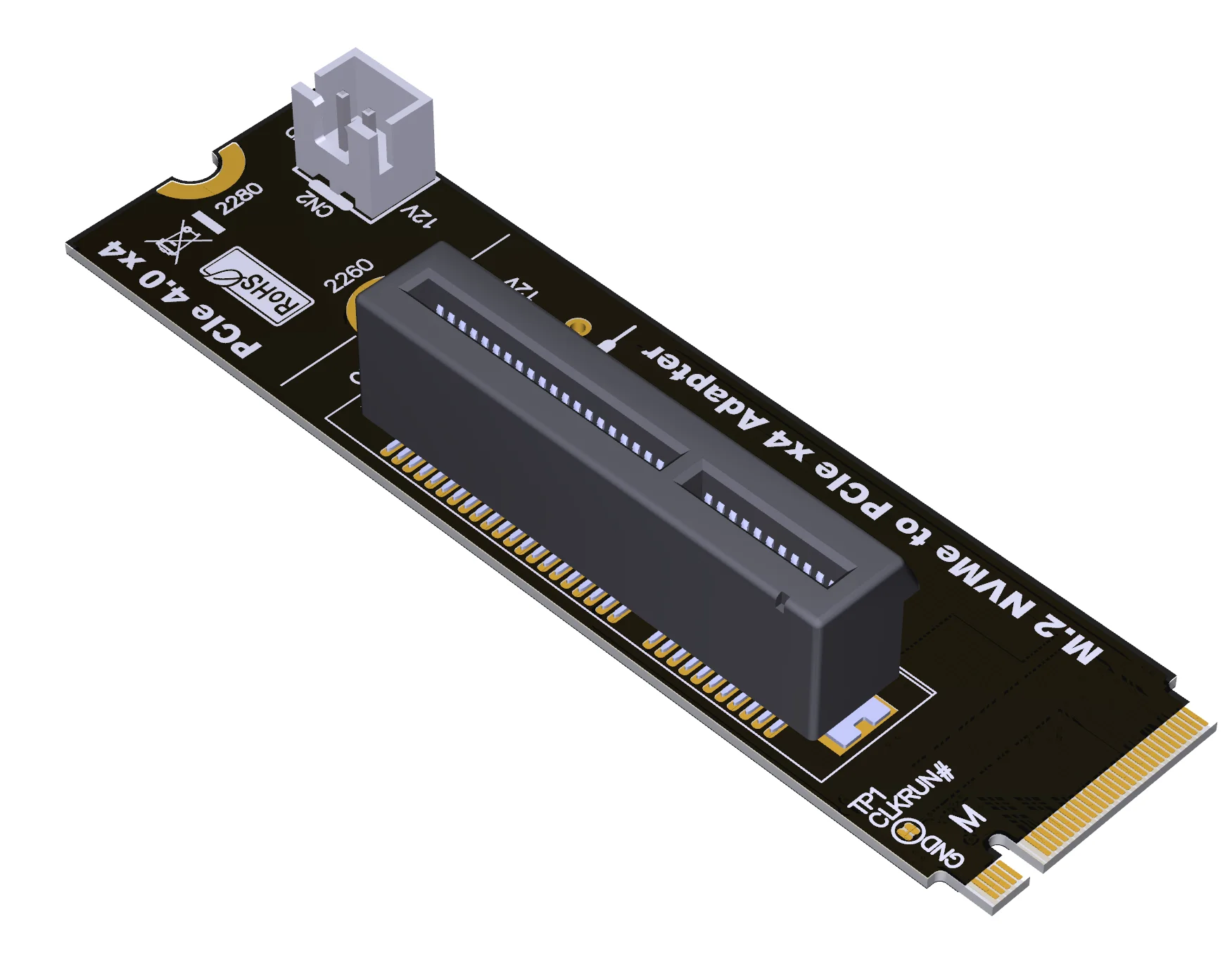 Adt-link vendas diretas da fábrica m2 nvme para pcie x4 adaptador placa r42a