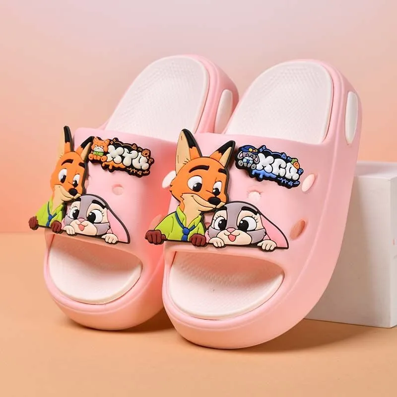 

Zootopia Slippers Judynik Indoor Home Cool Slippers Cartoon Sandals Children's Summer Non-Slip Slippers