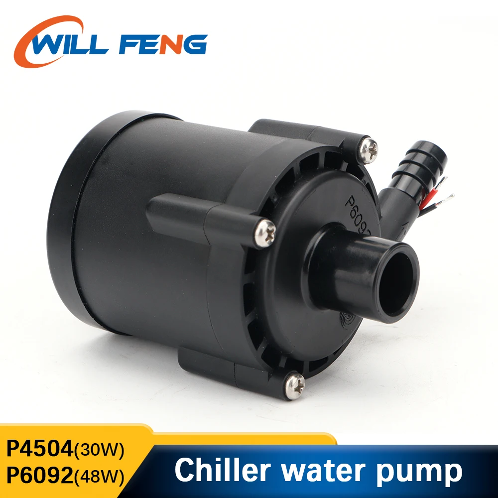 Will Feng Water Pump P4504 30W/24V 10L/Min P6092 48W/24V 16L/Min for S&A Industrial Chiller CW-3000 CW-5000 CW-5200