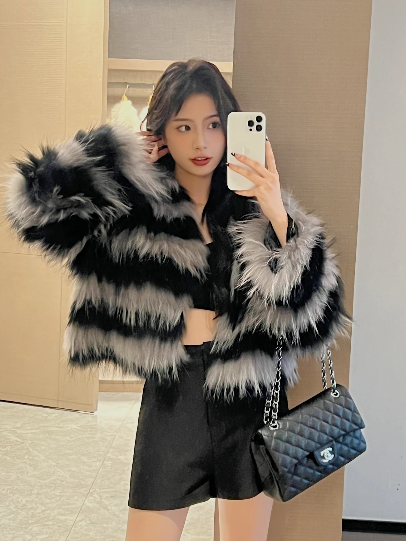 2023 NEW style real Fox fur coats Women Natural Fur Jackets Winter Outerwear Women fox fur coat high quality fur Clothes