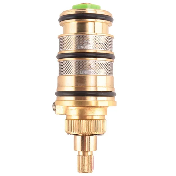 5pcs Brass Bath Shower Thermostatic Cartridge&Handle for Mixing Valve Mixer Shower Bar Mixer Tap Shower Mixing Valve Cartridge