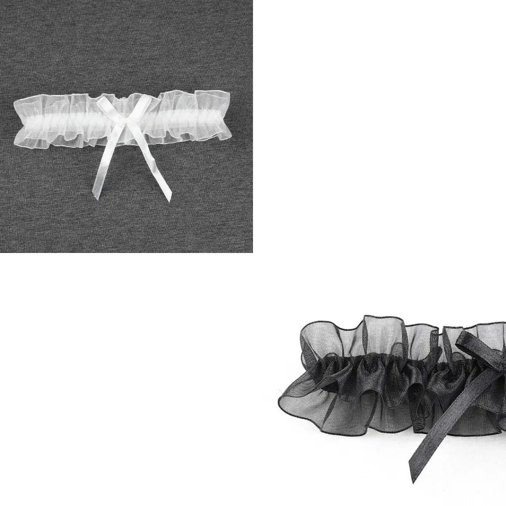 

652f Свадебная свадебная подвязка для женщин сексуальная кружевная лента Bowknot Princess Leg Foot Ring Renter Prom Gaterie