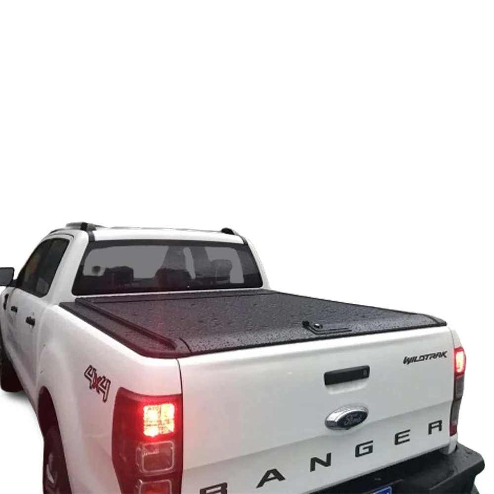 

Rollback Tonneau Cover for Ford Ranger 2016-2021 Double Cabs 4x4 Rear Back Lid Cover Sliding