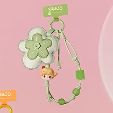 POP MART DIMOO MOMENTS IN BLOOM Series Decorative Charm Mystery Box Genuine Blind Box Guess Toys Bag Ornament Figurines Home