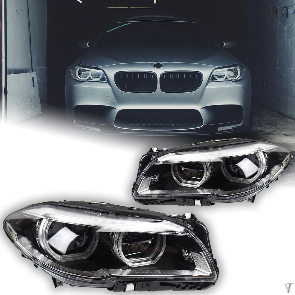 Car Front Head Lamp for BMW F10 F18 Headlight 2010-2016 520i 525i 530i 535i M5 LED Headlight DRL LED Beam Auto Accessories 2PCS