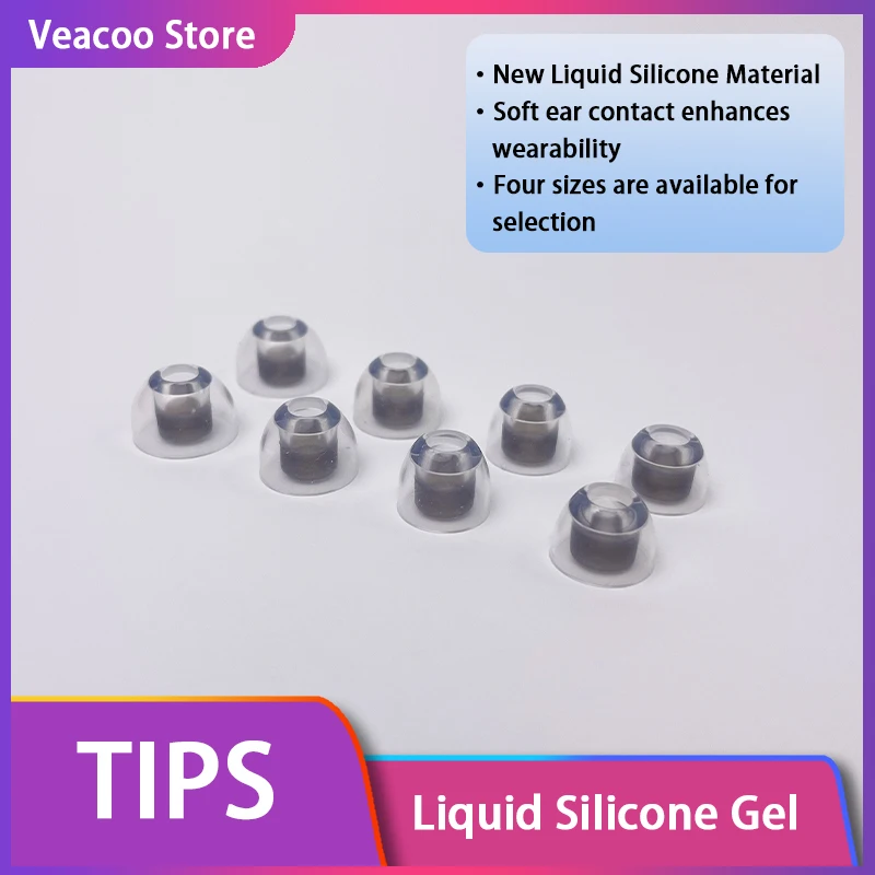 

TPU Universal Earphones Medical grade Liquid Silicone Ear Cap Sound Insulation and Noise Reduction Sound Quality Enhancement