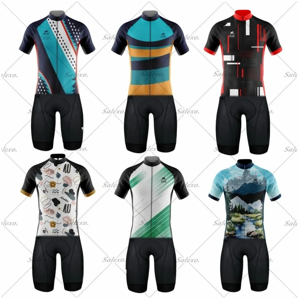 

LASER CUT Skinsuit Men's Triathlon TEAM Short Sleeve Bodysuit SHORT Cycling Jersey Bicycle Clothing Maillot Ropa Ciclismo