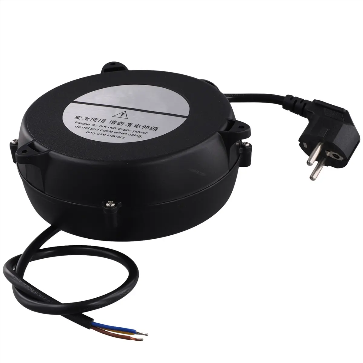 X16A Hot Small Automatic Retractable Wire Winding Device, Retractable Storage Reel, Automatic Winding Reel EU Plug