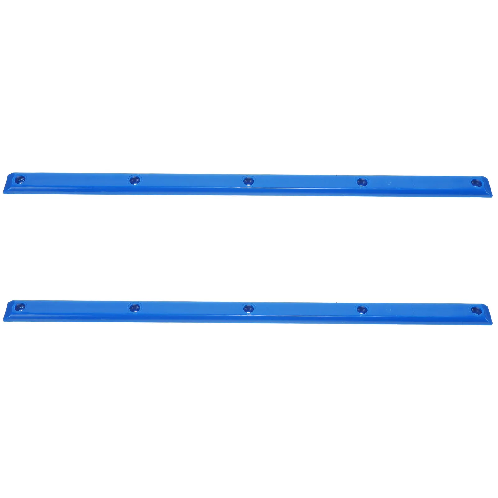 

2Pcs Professional Skateboard Rail Plastic Rib Bone Rail Simple Design Easy Install Universal Fit for Most Skateboards Longboard