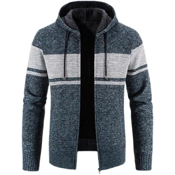 LEGIBLE 2025 Men's Sweaters Autumn Winter Wool Zipper Cardigan Sweaters Man Casual Knitwear Sweatercoat Male 6