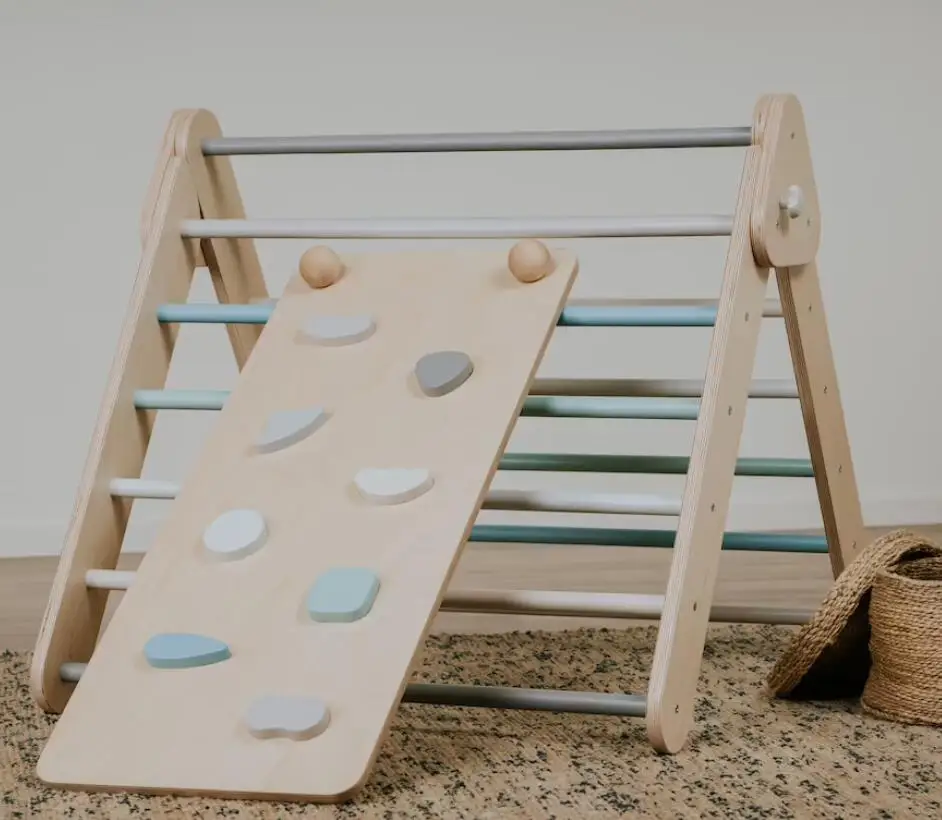 Holz Montessori Kletterer und Balance Board für Kinder verwendet Holz Montessori Spielzeug