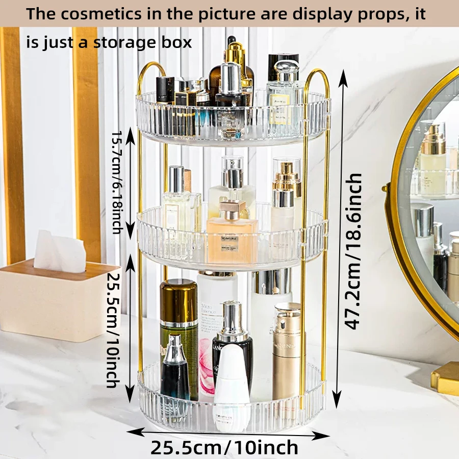 Luxury Skincare Containers - Draaibare luxe cosmetica opbergdoos voor op