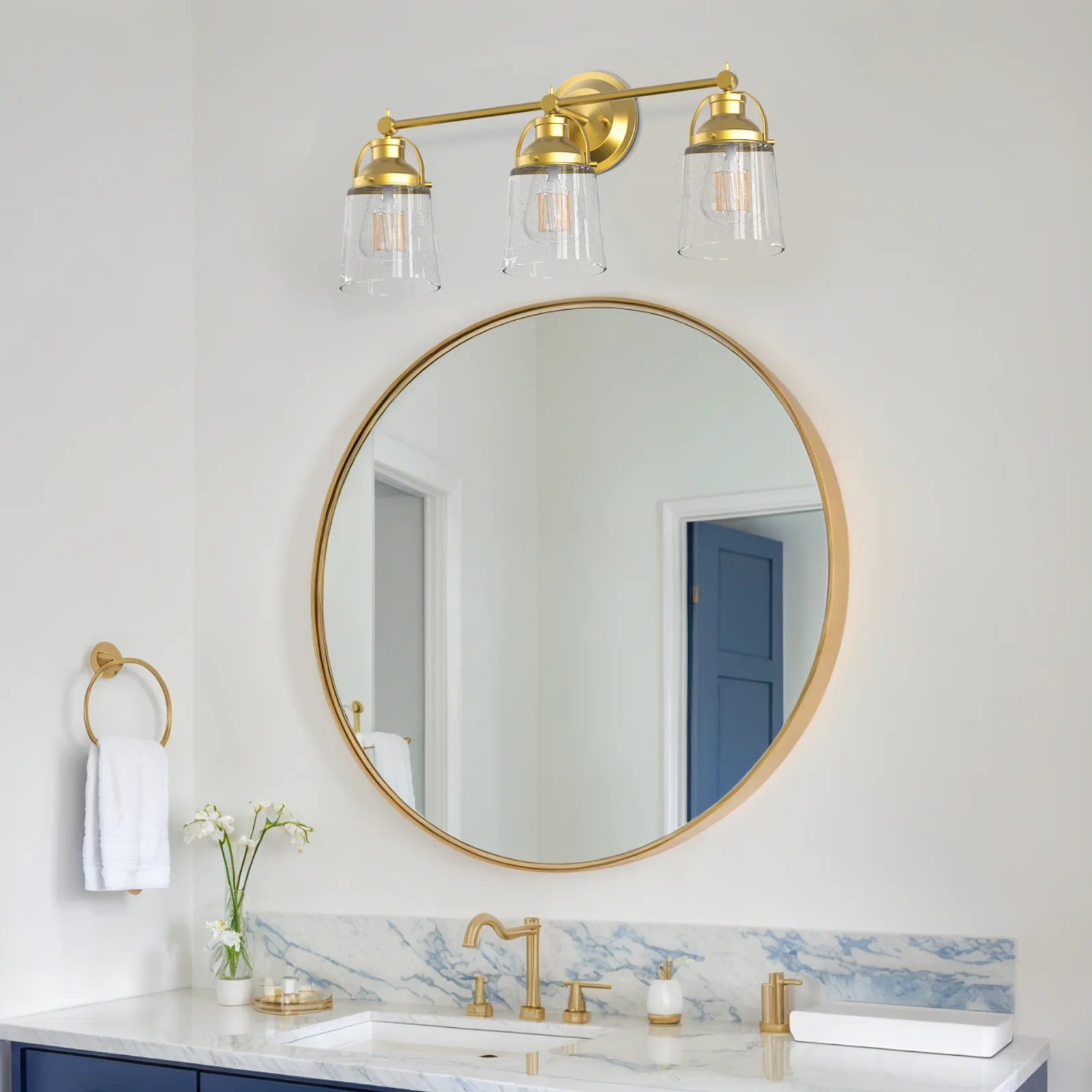 3-light-bathroom-lighting-fixtures-over-mirror-with-seed-glass-shade235-inchmodern-bath-lightvintage-gold-brushed-nickel