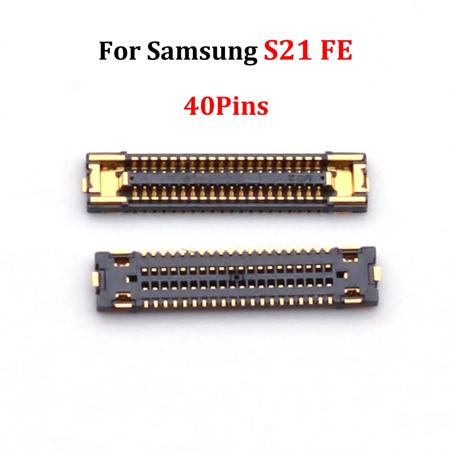 2Pcs/Lot LCD FPC Plug Connector For Samsung Galaxy S20 Plus S20U S21 Ultra S21P S21FE Note20 Ultra Replacement Parts