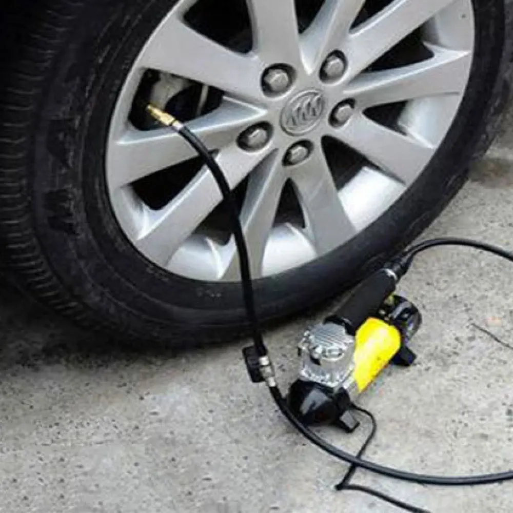 Portable Car Tire Inflator Adapter With Pressure Release Valve Brass American Valve Connector For Vehicle Pump Air Hose - view 2