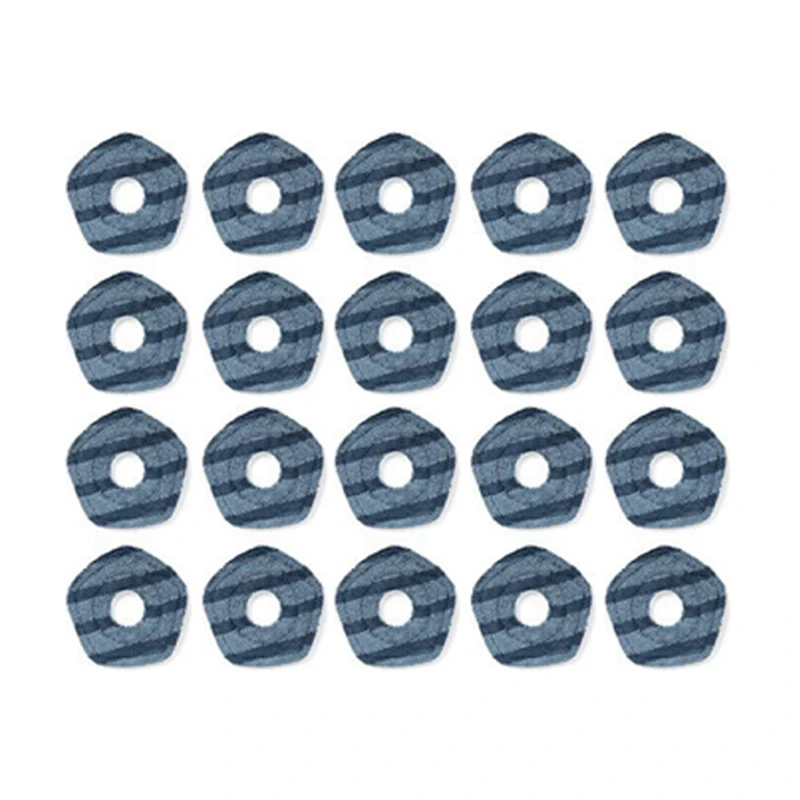 

【Berserkk】20Pcs Replacement Washable Mopping Cloth Mop Pads For Eufy X10 Pro Omni Eufy X9 Pro Robot Vacuums Cleaner Mops Parts