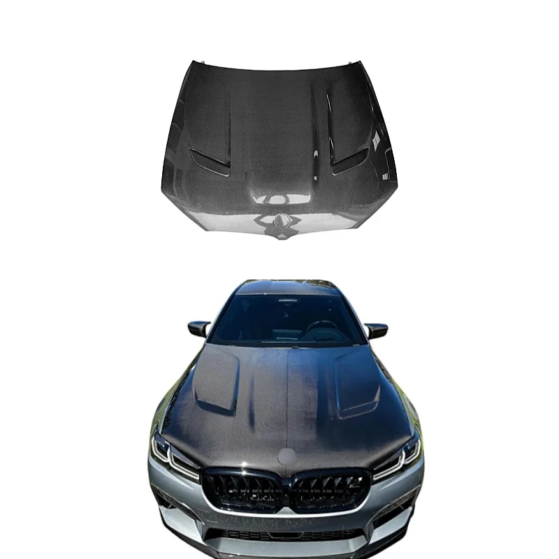 

CS Style Carbon Fiber Hood Bonnet For BMW 5 Series G30 G38 F90 M5 Engine Bonnet