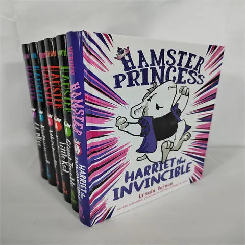 

Hamster Princess Series - Complete Set of 6 Volumes - Hardcover - Children's Humor