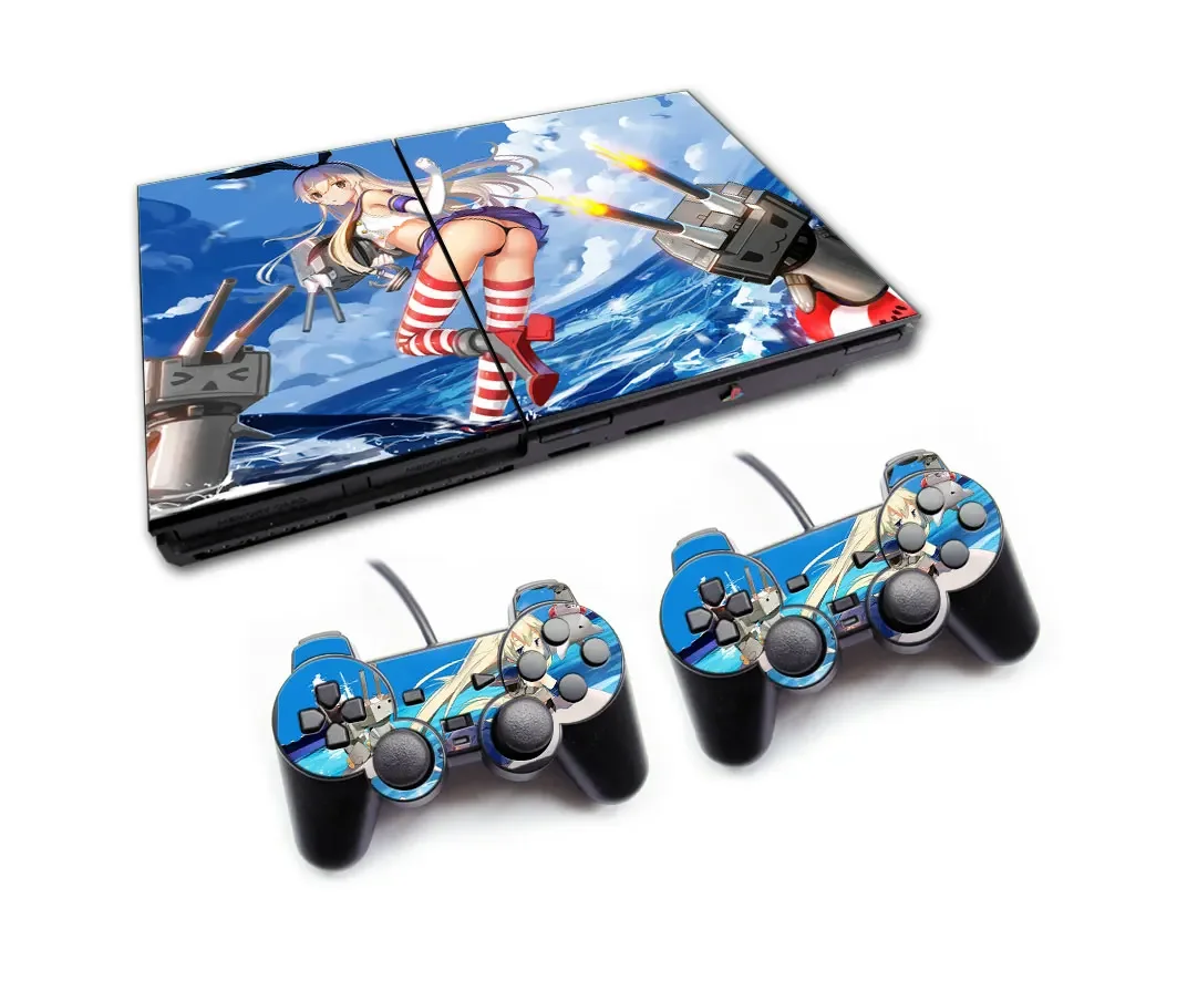 Anime meisjes Nieuw aankomst ontwerp vinyl sticker spelaccessoires voor pss slim 70000 serie skinsticker