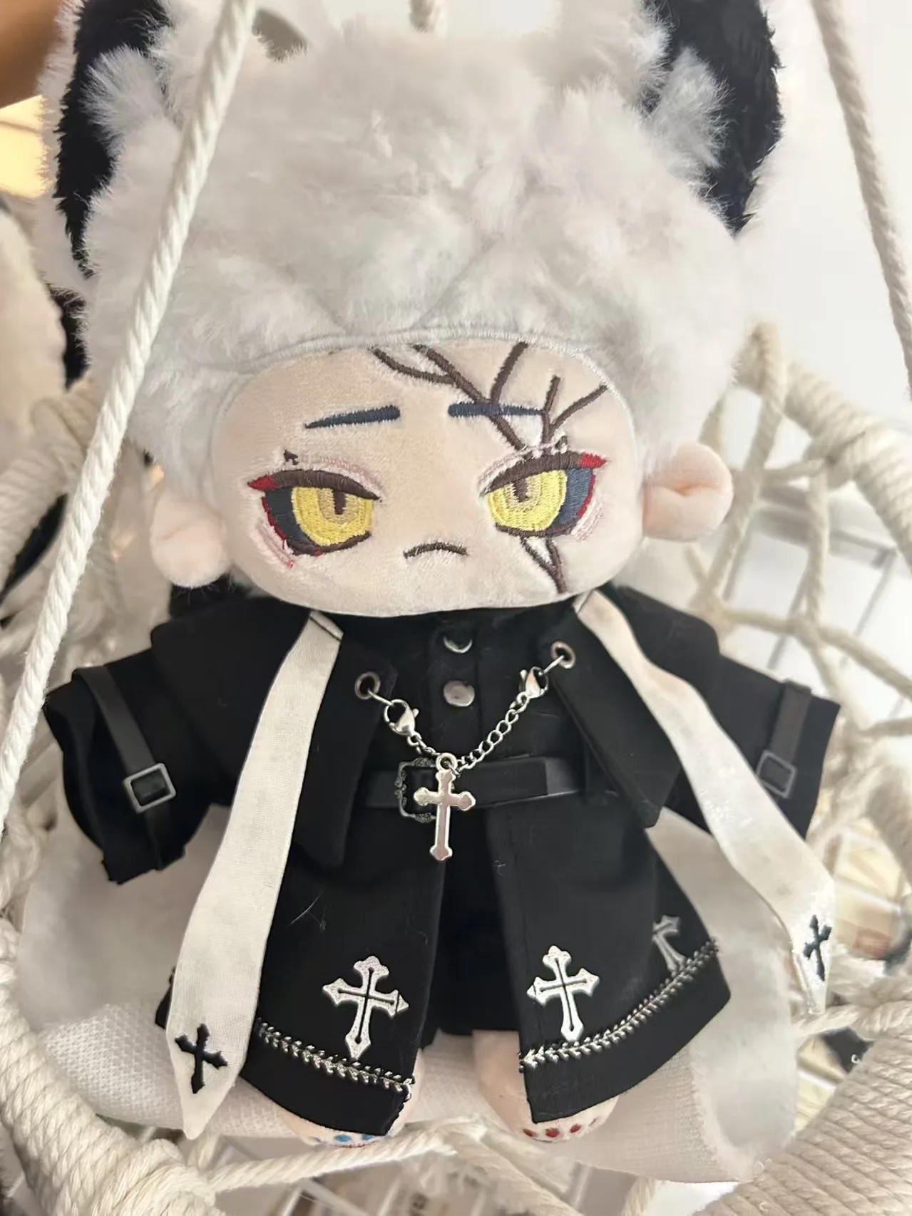 

20cm Game Identity V Hermit Alva Lorenz Anime Figures Kawaii Cosplay Plush Doll Cute Cotton Plushie Toys Birthday Gifts