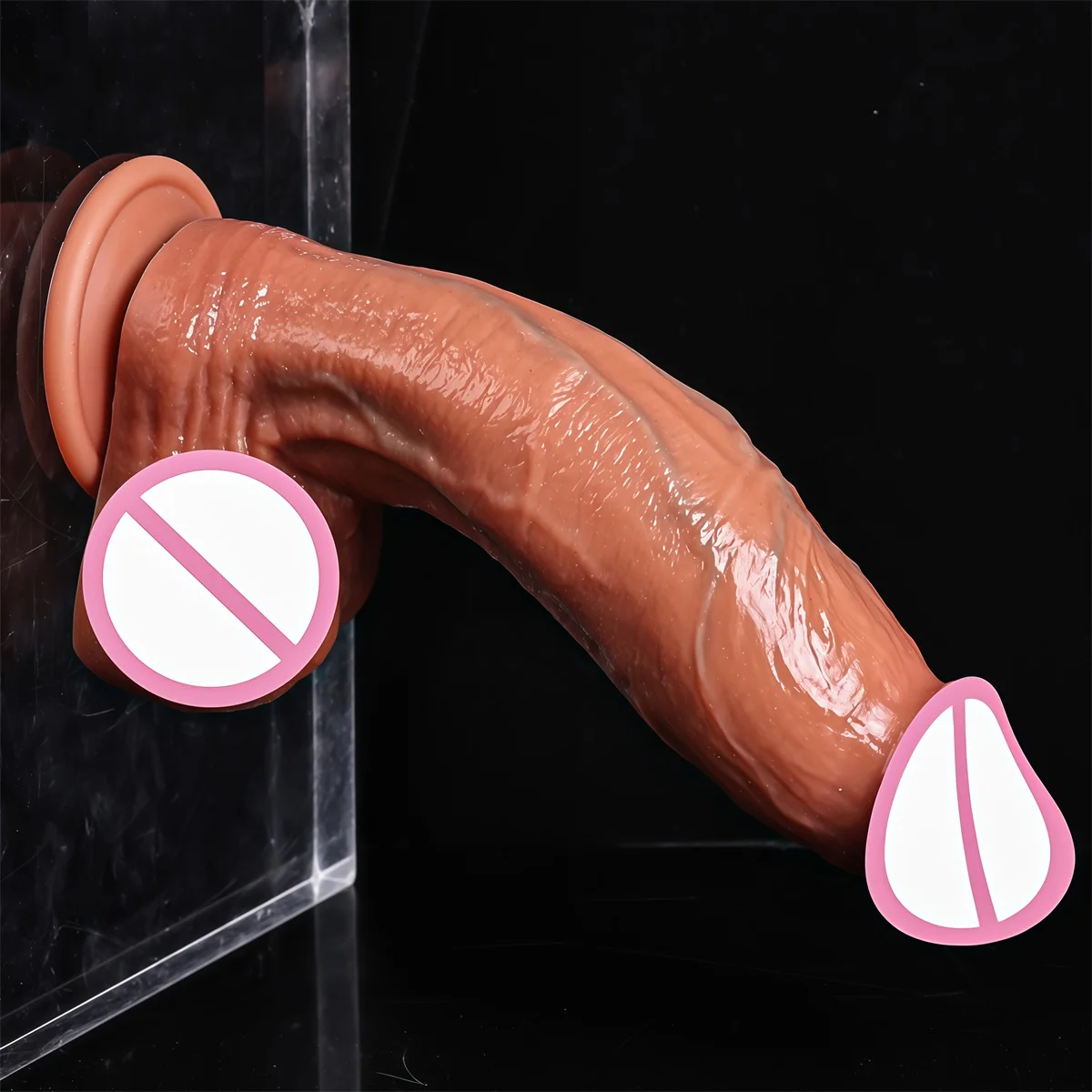 Super Real Skin Silicone Big Huge Dildo Realistic Suction Cup Cock Male Artificial Rubber Penis Dick Sex Toys for Women Vaginal view 5