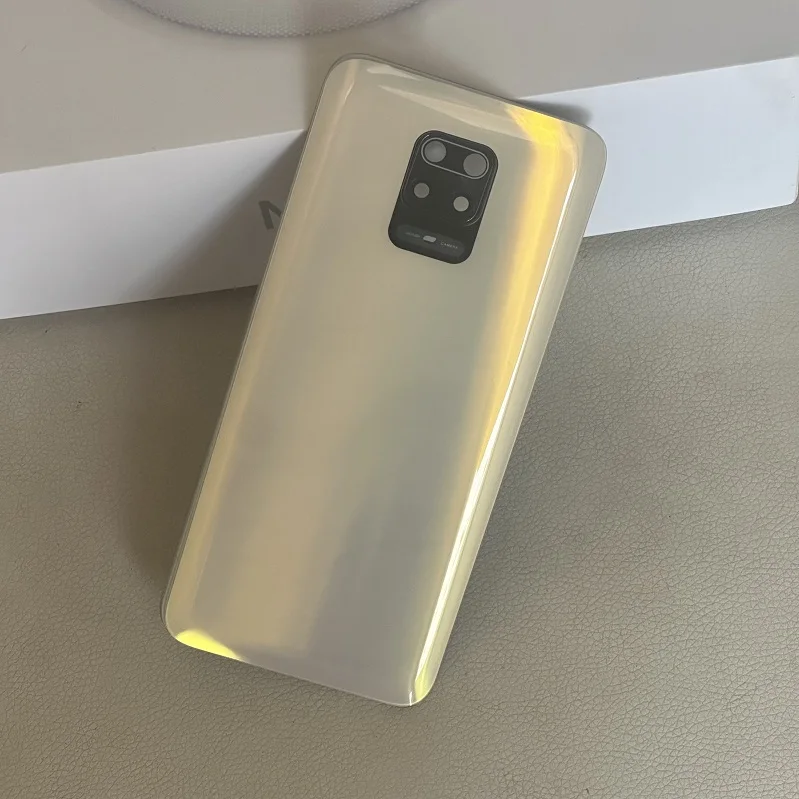 Durable back cover For Redmi Note9Pro / Note 9S Battery Back Cover Glass Rear Door Lid Panel Shell Housing Case