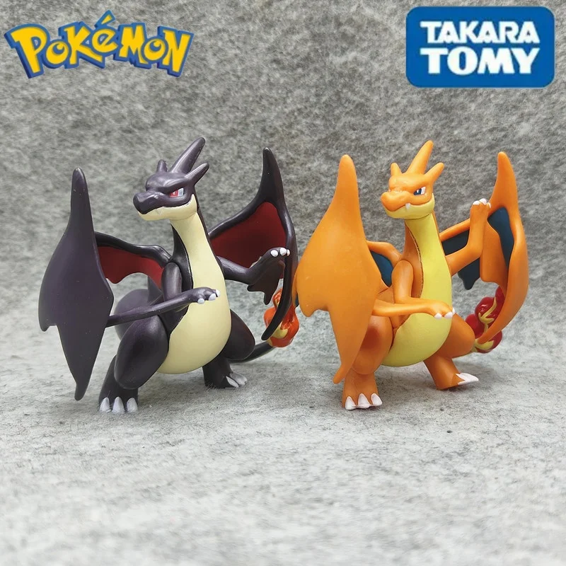 

New 8Cm Pokemon Charizard Y Evolution Bedroom Decorations Handheld Pvc Mobile Doll Car Decoration Pendant Boy Toy Gifts