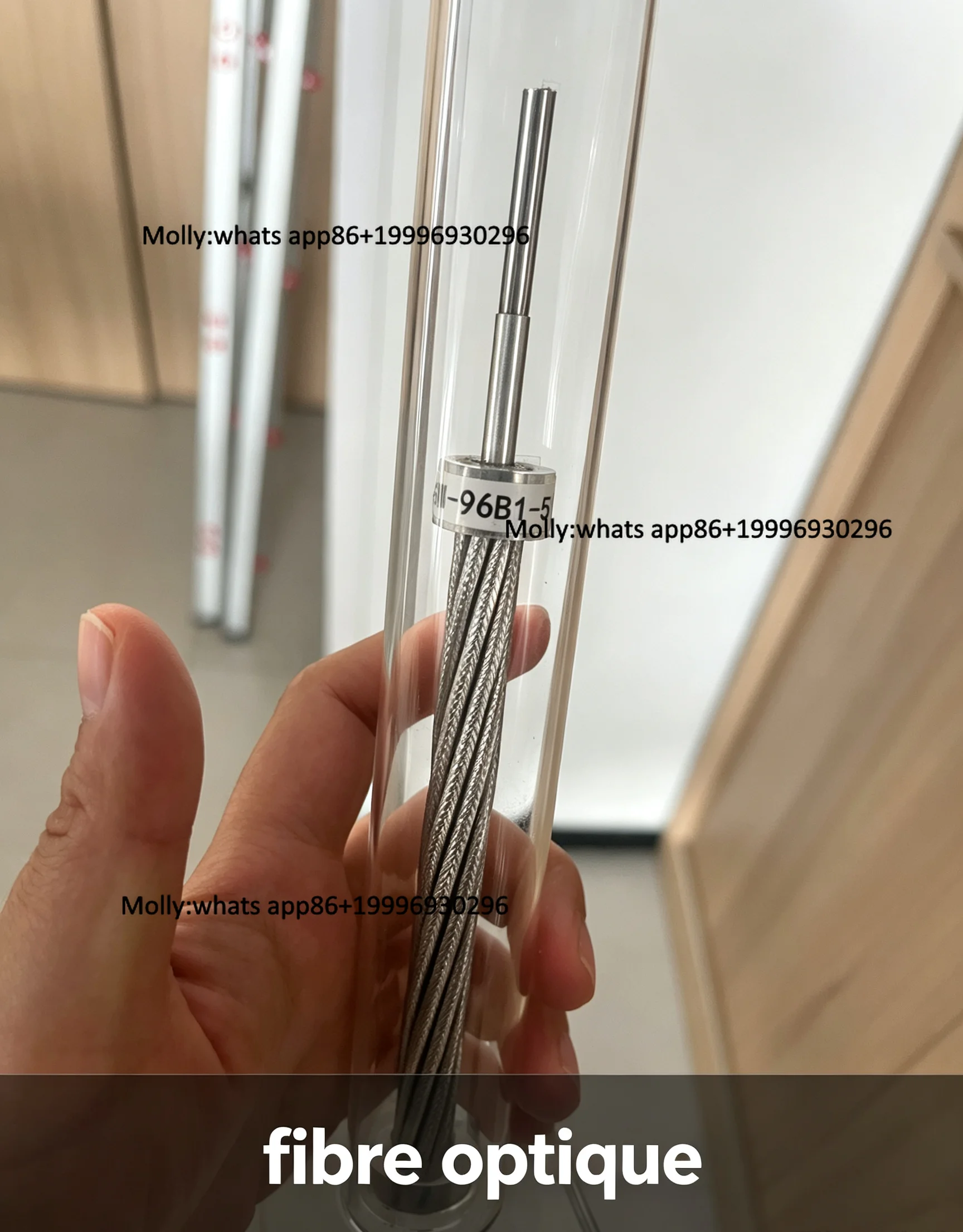 Custom OPGW Fiber Optic Cable Aluminum Clad Steel Overhead Outdoor Optical Fiber Cable Power Ground Wire