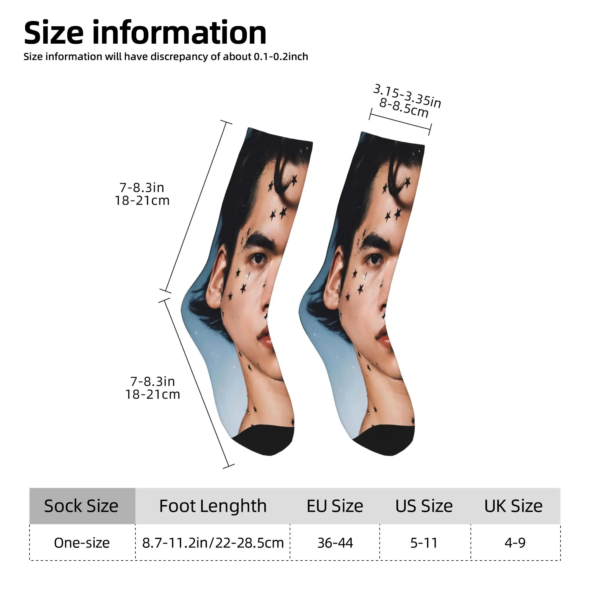 Conan Grijze Amerikaanse Zanger Sokken Patroon Kousen Antislip Herensokken Comfortabele Winter Grappige Hardloopsportsokken