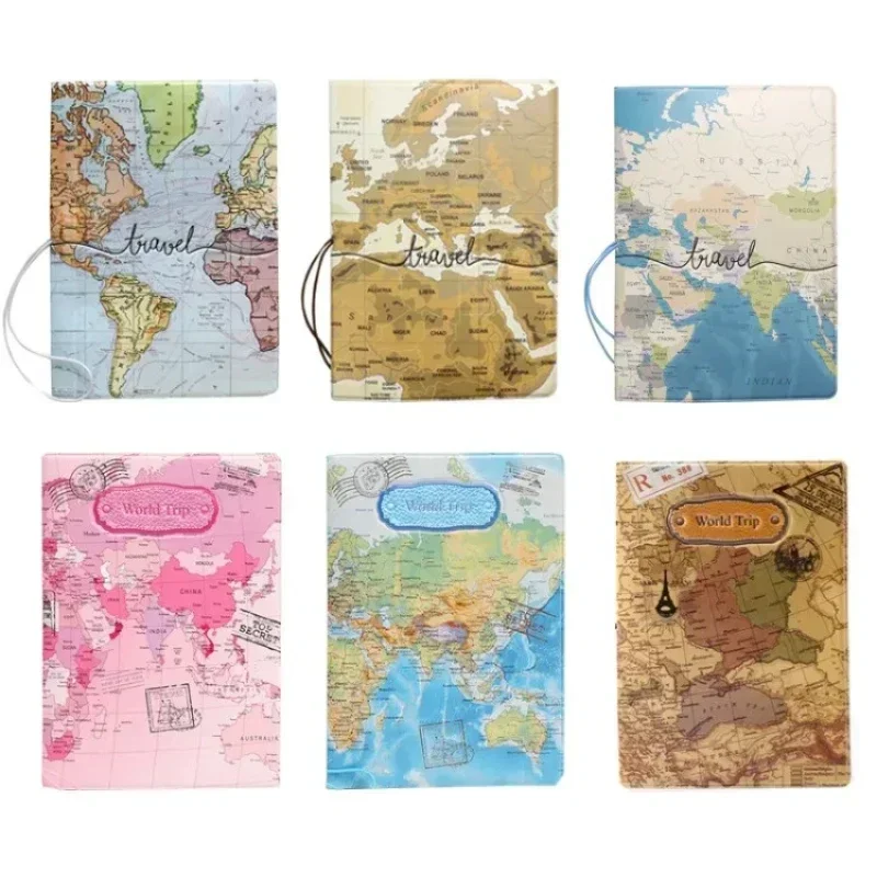 Women Men Travel Waterproof Passport Cover Fashion Unisex Business Card Passport Documents Holder Wallet Purse Bag