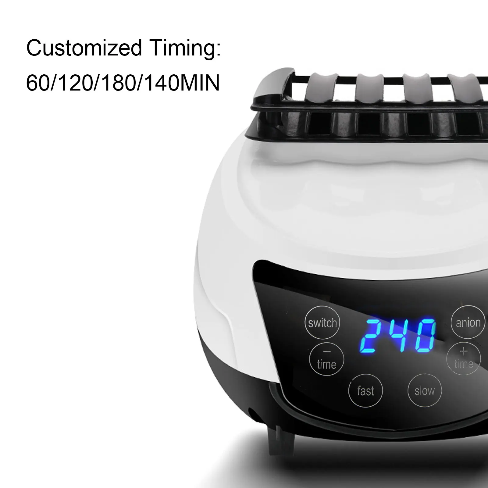 Secadora de ropa de 1500W, secadora de ropa eléctrica con seis botones, color blanco, funcionamiento silencioso, con Control remoto para el hogar