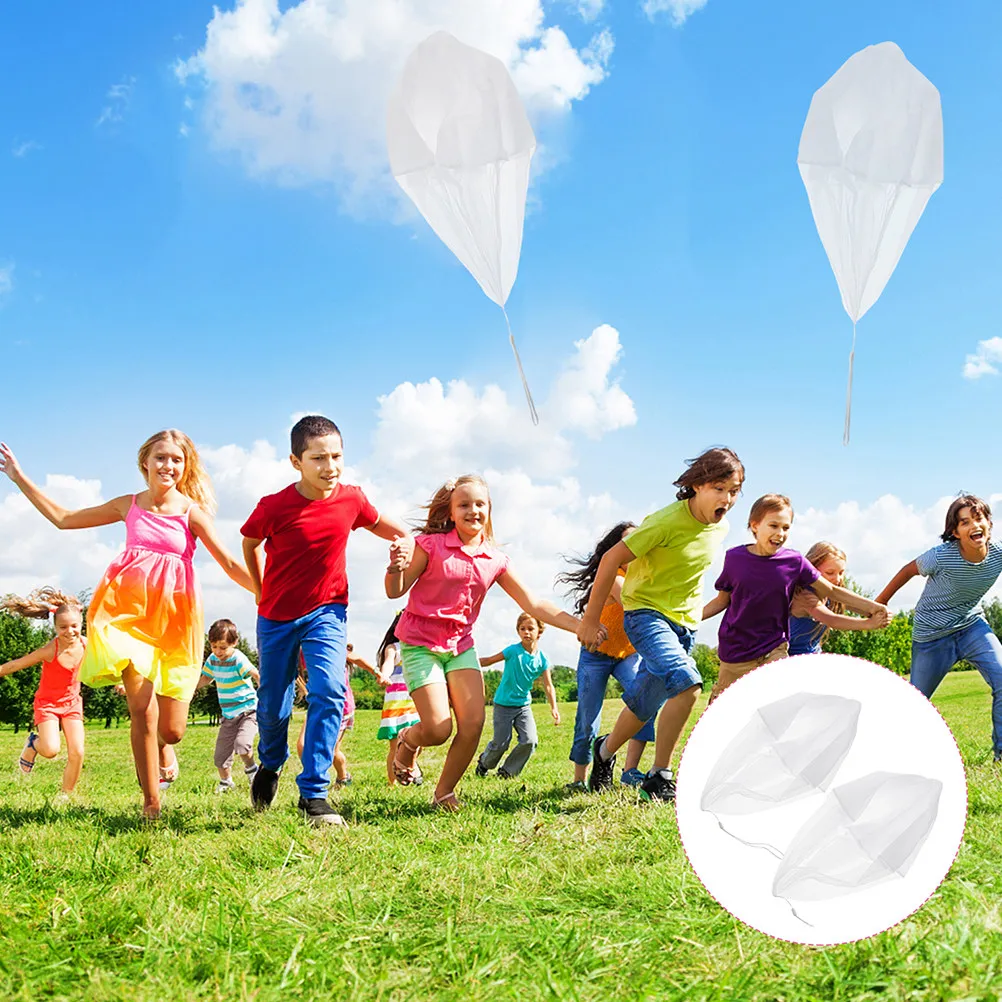 

3Pcs Parachute Hand Throw Outdoor Flying Color Simulation Plaything for Kids Children Educational Outdoor Play