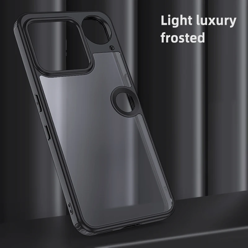Fundu For Nothing Phone 3 чехол ELVEV Magnetic Crystal Matte PC TransparentTPU Anti-fingerprint Cover nothingフォン3 ケース