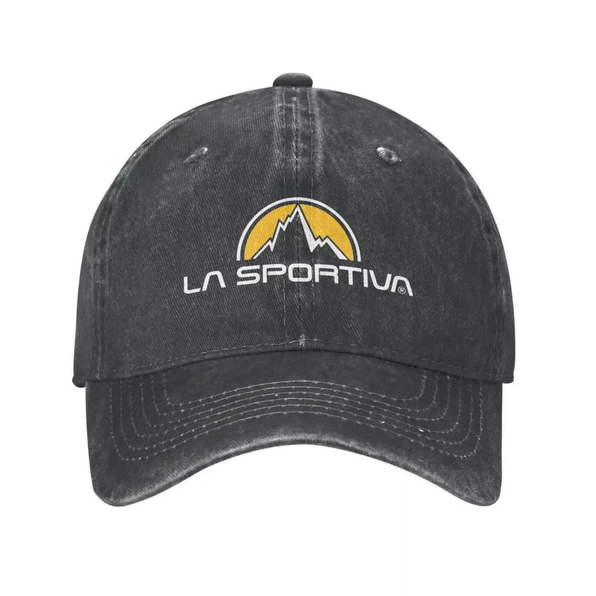 La Sportiva Climbing Logo Men Women Baseball Cap Hiking Distressed Denim Hats Cap Vintage Outdoor Running Golf Gift Snapback Cap