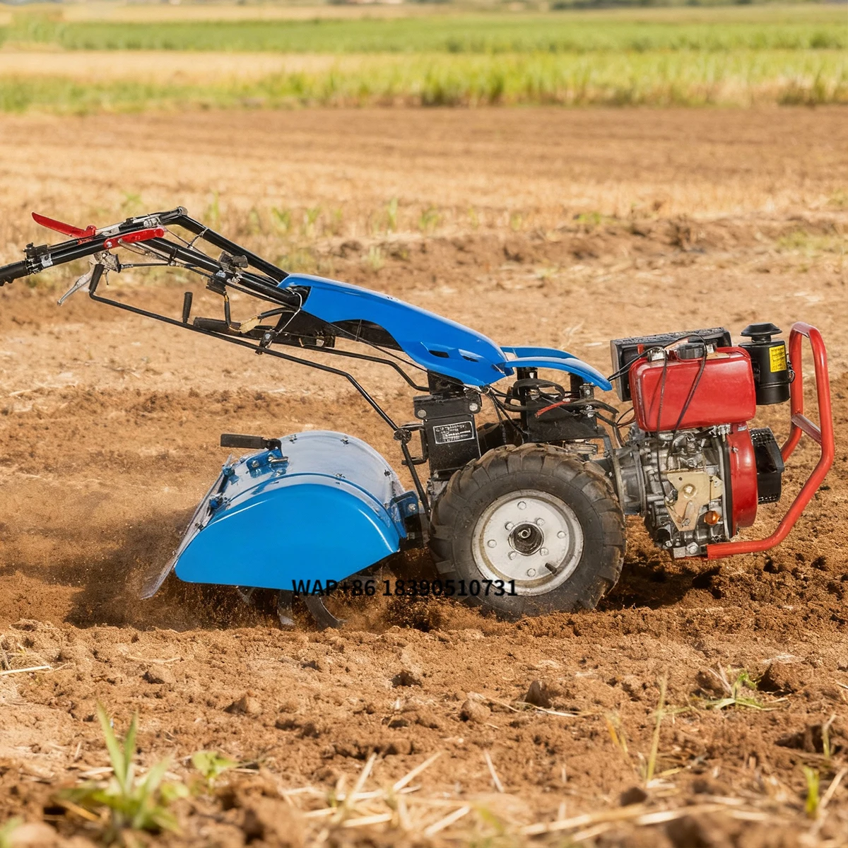 

Professional Hand Held Tiller Cultivator Rotary Cultivator Powered High Low Noise Efficient Agricultural Farming