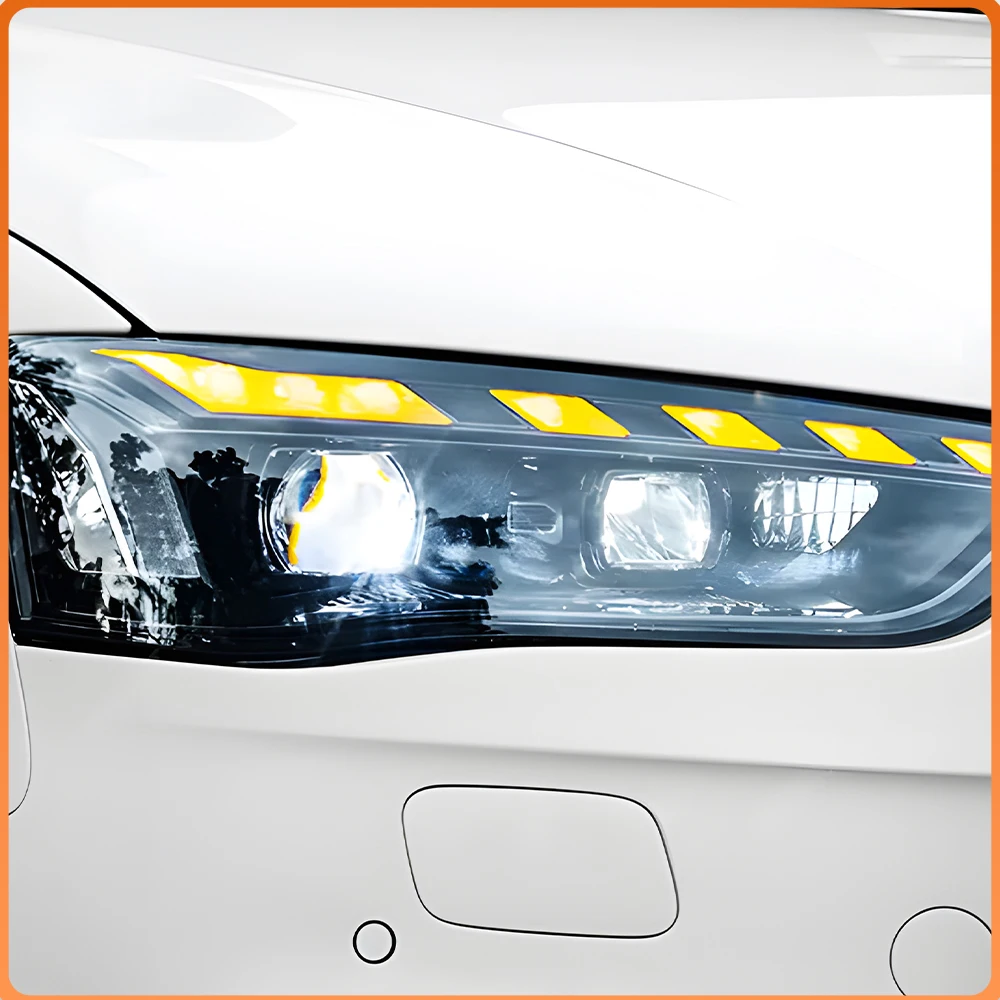 High Quality LED Projector Lens Upgrade Auto Headlights Assembly Car Front Lamps Tools Accessories For Audi A4 B8.5 2013-2016 - view 6