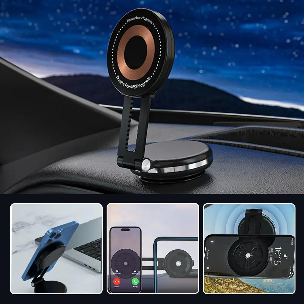 Electric Vacuum Magnetic Car Phone Mount Windshield Car Adsorption Vacuum Intelligent Stable Holder Phone Holder Magnetic D5m8