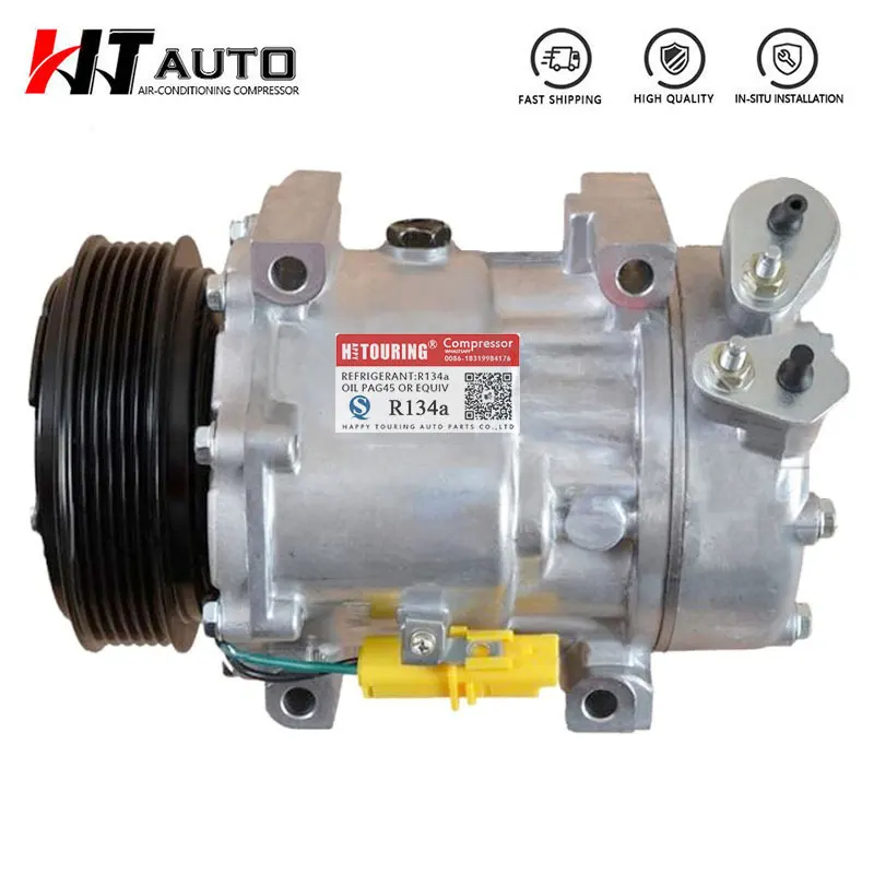 SD7V16 Auto AC Compressor for CITROEN C5 C8 Xsara Picasso 71793792 71792087 71789360 9659232180 9672865680 9683061880 6453.NK