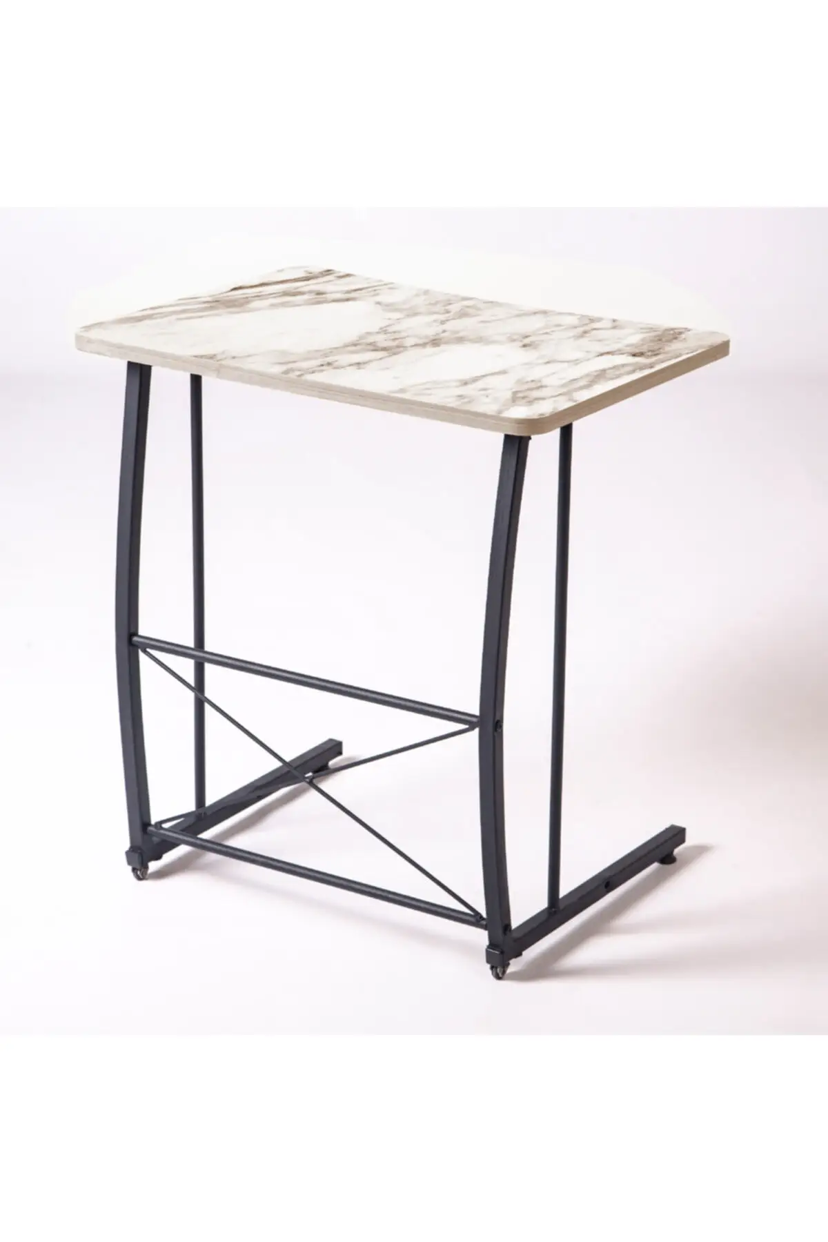 Black Marble Pattern Laptop Stand Computer Work Table 2021 Home Decoration C Coffee Table