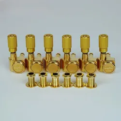 GUYKER-maniglia cilindrica con gambo verticale con bloccaggio a chiave, testa In linea, senza viti, sintonizzatore, 3 colori, 6 pezzi, 1 Set, 1:18