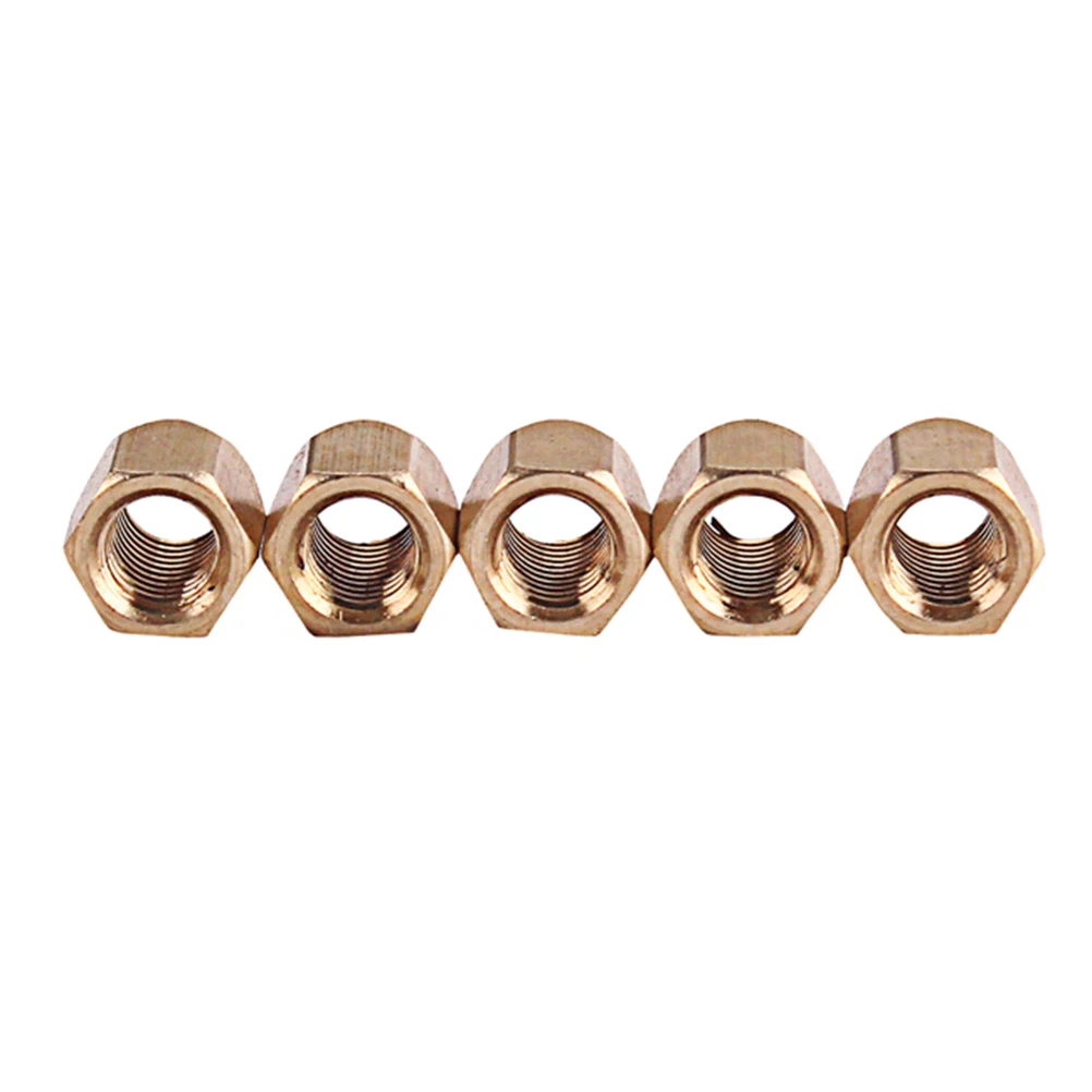 

5pcs Truss Rod Nut Guitar Adjustment Tool Set Chrome Plated Corrosion Resistant Strong Copper Material For Guitar Bass Mandolin