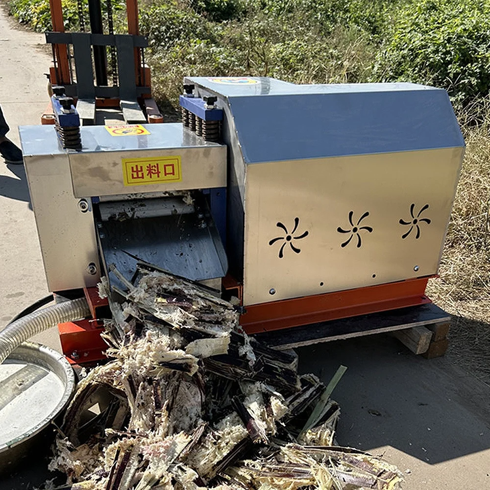 Commercial Vertical Sugar Cane Presser Processing Machines Sugarcane Juice Extractor Machine