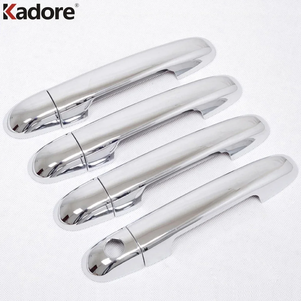 For Hyundai Elantra 2007 2008 2009 2010 ABS Chrome Side Door Handle Cover Trim Car Sticker Styling Exterior Accessories