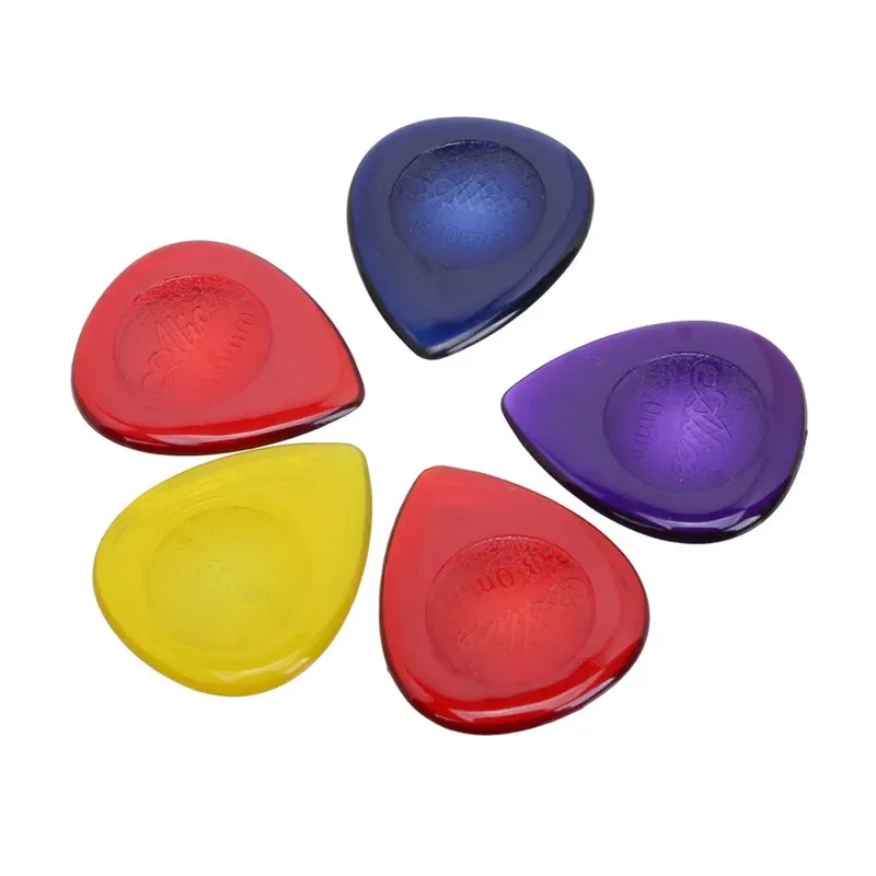 

100pcs AP-100JM 1.0/2.0/3.0MM Durable Clear Water-drop Transparent Guitar Picks Plectra