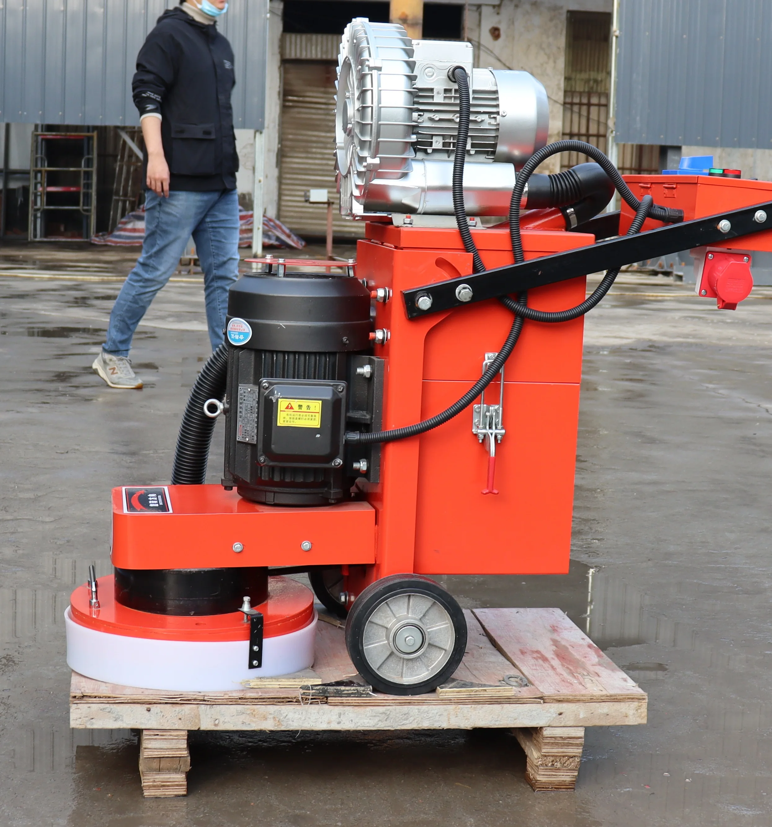 220v mão empurrar moedor concreto 25 polegadas 380v 11kw moedor concreto