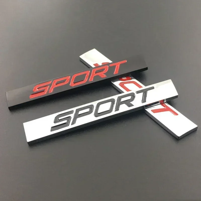 3D Metal Sport Logo Rear Trunk Emblem Badge Car Fender Sticker Decals For Toyota Honda Nissan VW Audi Sport Accessories view 6