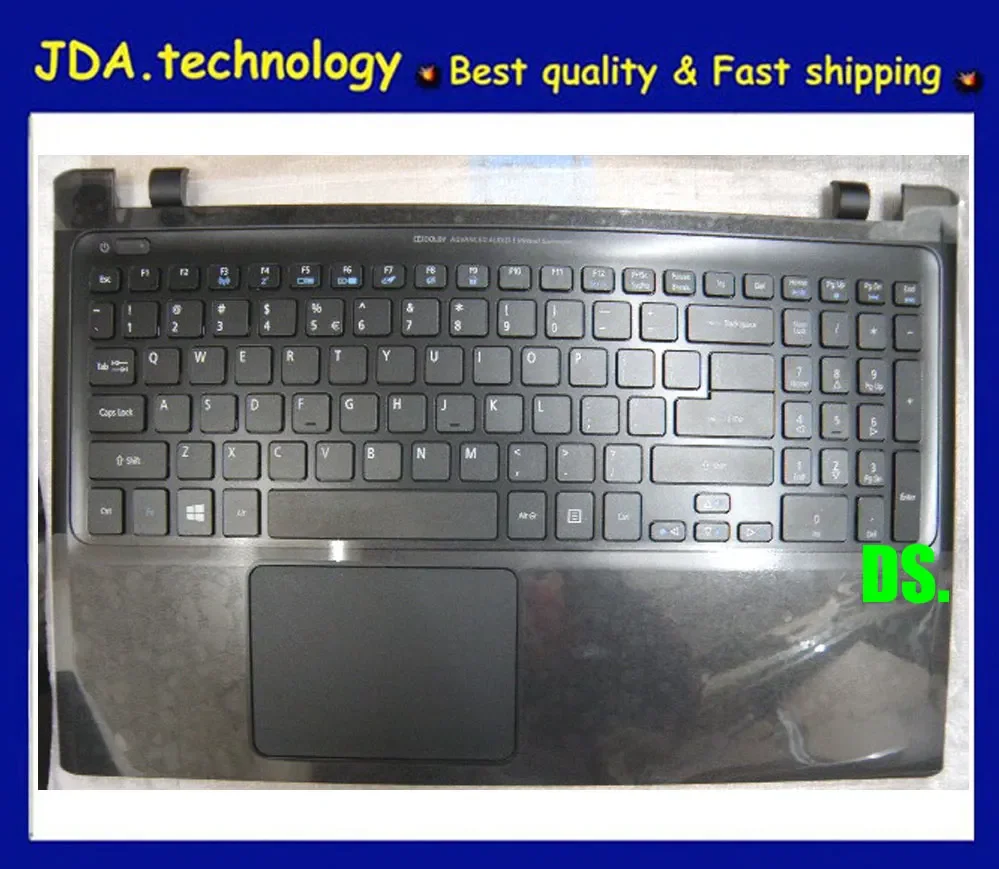 

wellendorff New/orig palmrest top case for Acer V5-551 V5-551G palmrest upper cover US keyboard Touchpad Black